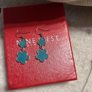 Necklaces and earrings,Aqua